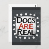 犬はハガキ実在である ポストカード (正面/裏面)