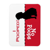 犬はパテのウンチ磁石に行かなければならない、ビーグル犬 マグネット (縦)