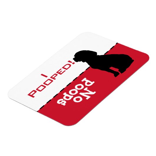 犬はパテのウンチ磁石に行かなければならない、ビーグル犬 マグネット (左側)