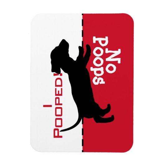 犬はパテウンチマグネット行かなければならない、ダックスフント マグネット (縦)