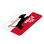 犬はパテウンチマグネット行かなければならない、ダックスフント マグネット (左側)