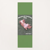 犬はヨガのエクササイズをインスパイア ヨガマット (正面)