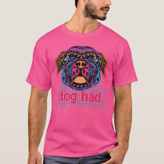 犬はレトロおもしろいだった Tシャツ