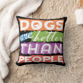 犬は人々の枕よりよいです クッション (ブランケット)