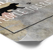 犬は人々を容認した動揺して引用文 ポスター (角)