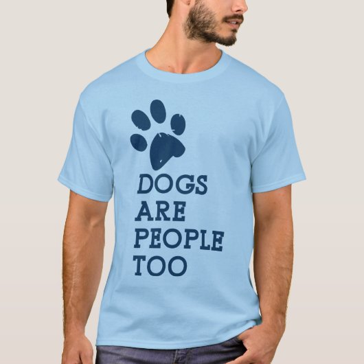 犬は人がワイシャツを着ない Tシャツ (正面)