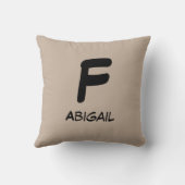 犬は人を困らせる クッション (裏面)