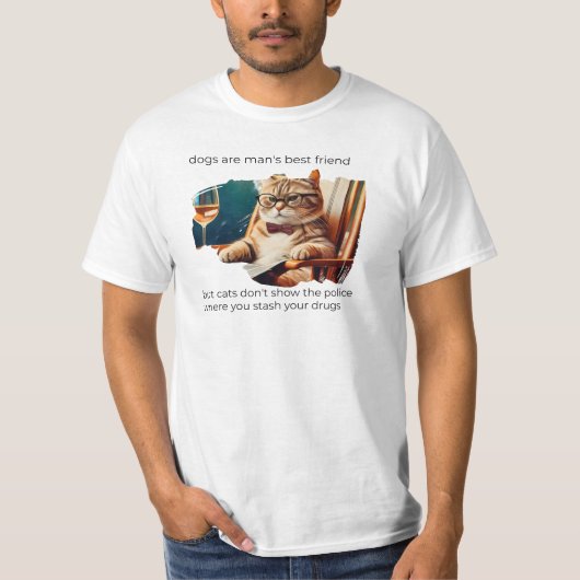 犬は人間の最高の友達 Tシャツ (正面)