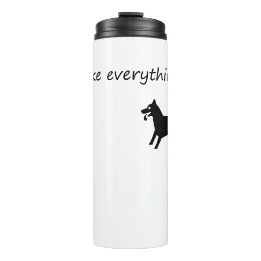 犬は何でも良くする タンブラー (正面)