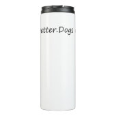 犬は何でも良くする タンブラー (裏面)