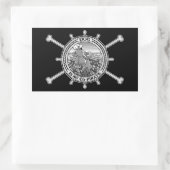 犬は僕の海賊だ 長方形シール (バッグ)