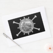 犬は僕の海賊だ 長方形シール (封筒)