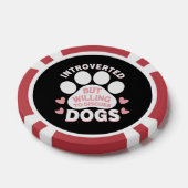 犬は内向的だけど犬の話なら喜んで ポーカーチップ (シングル)