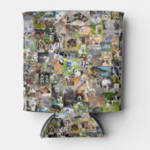 犬は写真コラージュを育てている。 缶クーラー (正面)