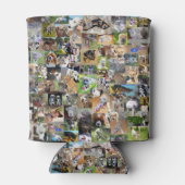 犬は写真コラージュを育てている。 缶クーラー (裏面)