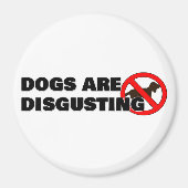 犬は嫌だ マグネット (正面)
