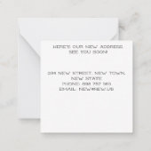 犬は幸せになった！ポストカード ノートカード (裏面)