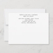 犬は幸せになった！ポストカード ノートカード (裏面)