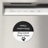 犬は彼らを清潔に舐めた マグネット (インサイチュ (食洗機))
