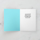 犬は愛である - 哀悼のカード カード (内部)