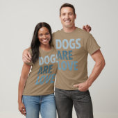 犬は愛の友達 Tシャツ (ユニセックス)