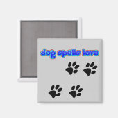 犬は愛をかく マグネット (正面/裏面)