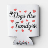 犬は愛犬家の家族タイポグラフィである 缶クーラー (裏面)