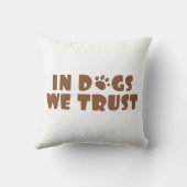 犬は我々が信頼する クッション (裏面)