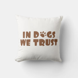 犬は我々が信頼する クッション