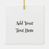 犬は日没で海ビーチに座る セラミックオーナメント (裏面)