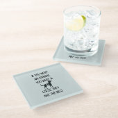 犬は最高の- ガラスコースター (アングル)