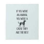 犬は最高の- ノートパッド (正面)