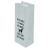 犬は最高の- ワインギフトバッグ (正面アングル)