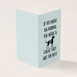 犬は最高の..犬好きにぴったりのカード