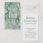 犬は歩きます 名刺 (正面/裏面)