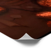 犬は火星 | AIアートポスター ポスター (角)