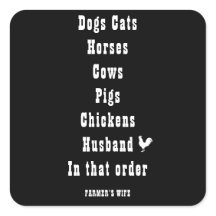 犬は牛を馬その順序で – 農家の妻