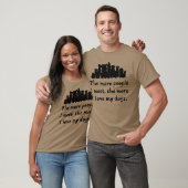 犬は犬を愛する家族の友人 Tシャツ (ユニセックス)