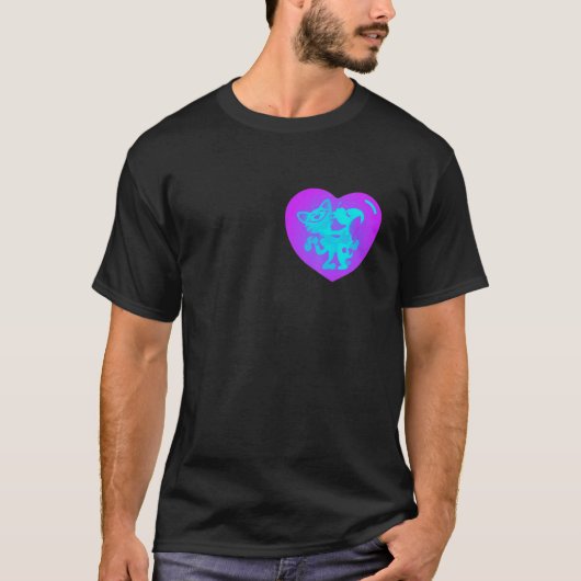 犬は猫が好き Tシャツ (正面)