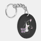 犬は猫にやった キーホルダー (正面左)