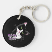犬は猫にやった キーホルダー (裏面)