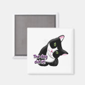 犬は猫にやった マグネット (正面/裏面)