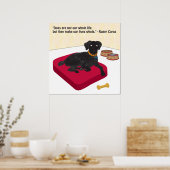 犬は私たちの人生のポスターではない ポスター (キッチン)