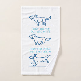 犬は私たちの生活を丸める バスタオルセット