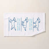 犬は私たちの生活を丸める バスタオルセット (ハンドタオル)