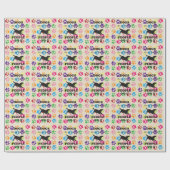 犬は私のお気に入りの人々の包み紙 ラッピングペーパー (フラット)