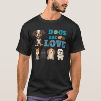 犬は私のお気に入りの友達友達 Tシャツ