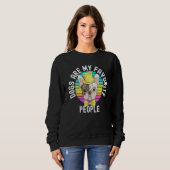 犬は私のお気に入りの民3 スウェットシャツ (正面フル)