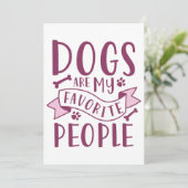 犬は私のお気に入りの民 サンキューカード (スタンド正面)