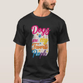 犬は私のお気に入りの民 Tシャツ (正面)